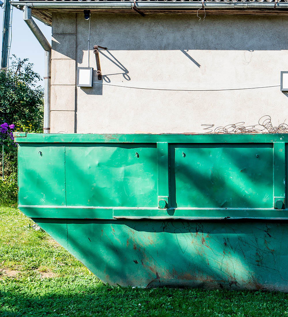 Grüner Container