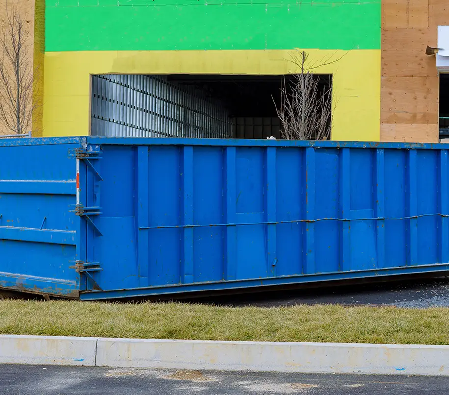 Container für Schutt und Erdaushub