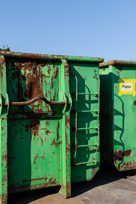 grüne Container